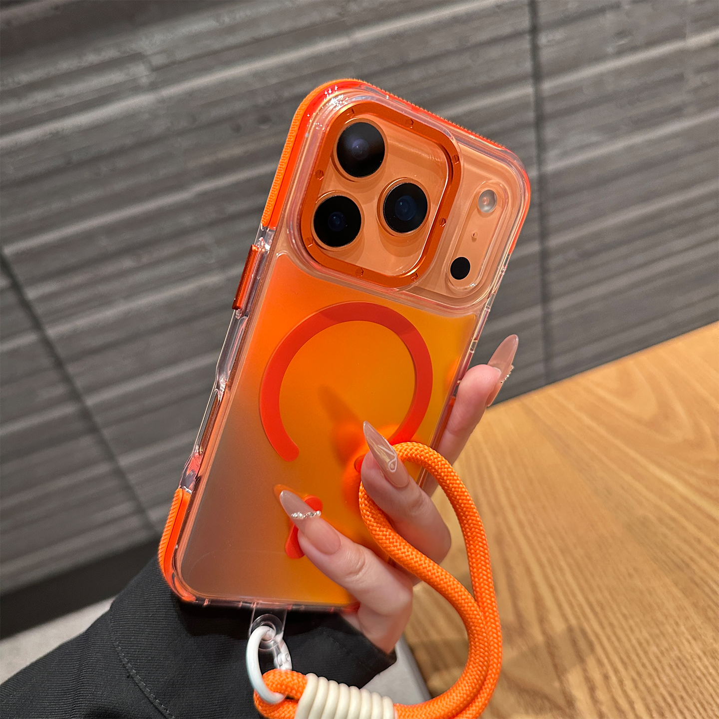 酷图适用苹果17promax手机壳新款iphone16pro磁吸充电14高级感秒变1713pro渐变色17Air全包防摔15保护套简约