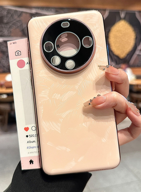 酷图适用华为mate60pro手机壳mete50新款mare40洛可可粉女高级感mate70pro+镜头全包防摔p50保护套p60pro奢华