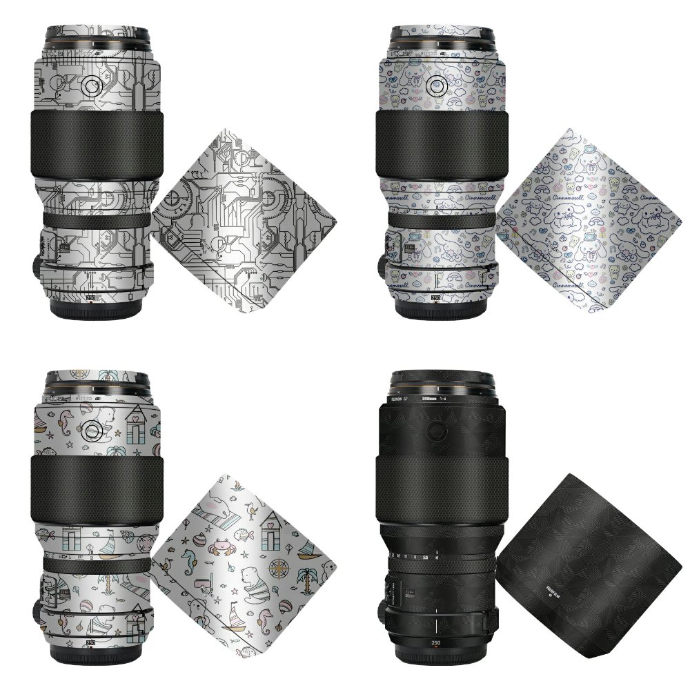 漫步驴适用于富士GF250mmF4镜头保护贴纸改色膜贴纸全包3M彩色膜