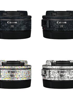 漫步驴适用于佳能RF28F2.8STM镜头保护贴纸canonrf28f2.8贴纸全包