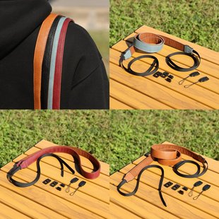 背包客Z27单反相机背带超软皮革肩带单反可调中小型相机挂带