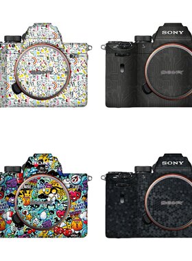 漫步驴适用于索尼单反A7M3相机贴皮A7MIII机身贴纸贴纸彩色全包