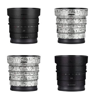 漫步驴适用于索尼FE24F2.8G贴纸无痕背胶保护贴纸镜头贴纸彩色贴