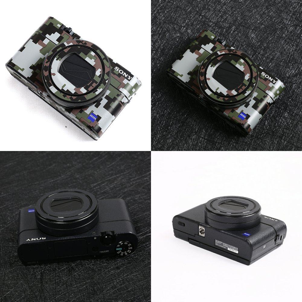 背包客适用于全包机身贴纸RX100M5 M3 M6相机贴纸RX100M7黑卡包邮