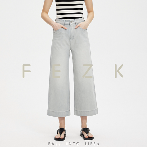 FEZK Freedom•莱卡四面弹 酵素磨漂技术褪色 自在舒适8分裤FL612