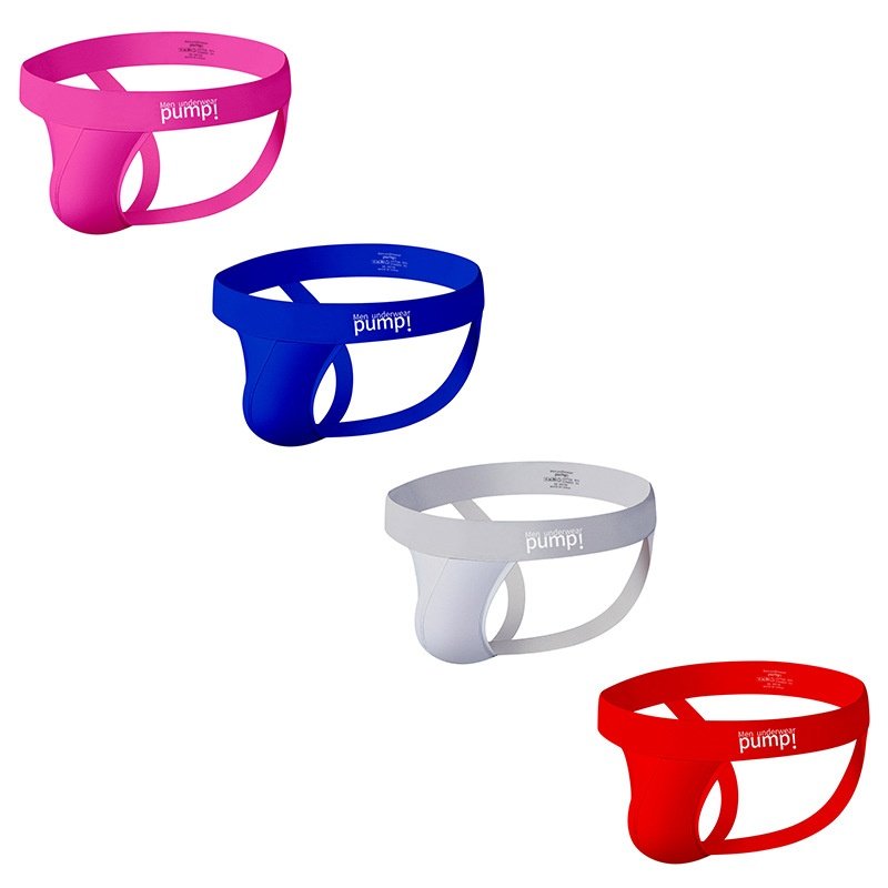 【3d图】性感男士双丁内裤棉质低腰运动后空免脱骚气提臀男