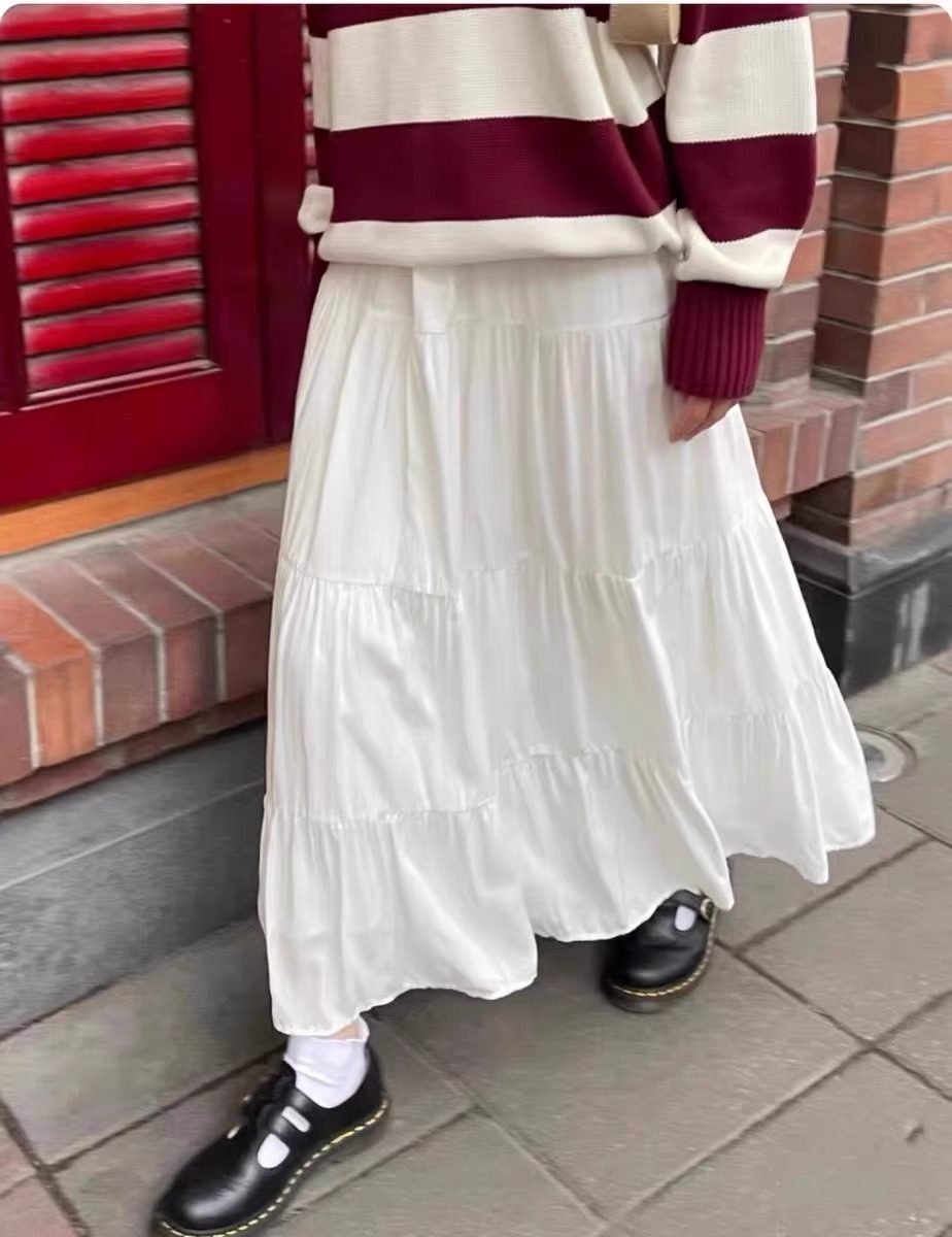 brandymelville欧阳娜娜高腰半身裙蛋糕裙lizzy skirt荷叶边伞裙