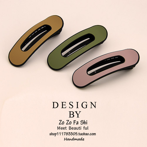 zozo发抓树脂简约简约高级感发饰