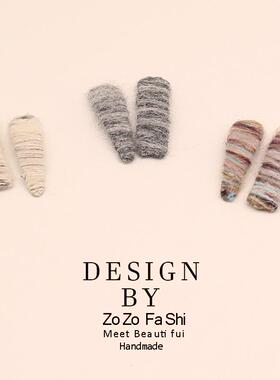 冬季毛绒刘海碎发发夹女前额侧边bb夹秋冬毛毛后脑勺发卡夹子头饰