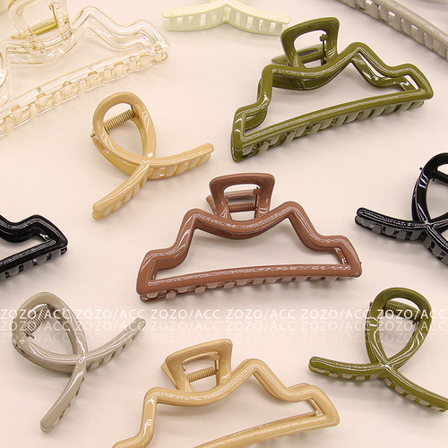 zozo抓夹树脂简约盘发抓夹发饰