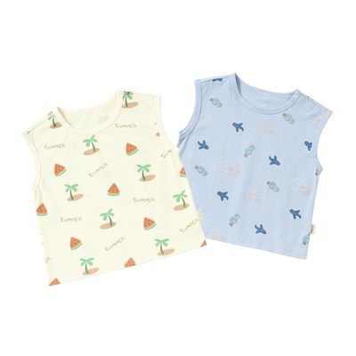 尼多熊夏季儿童纯棉背心