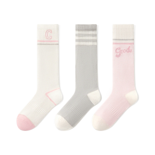 纳柚X尼多熊儿童袜子女童长筒袜夏季薄款棉袜中大童袜学生袜