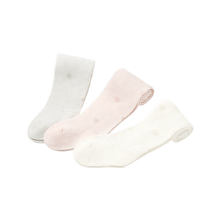 尼多熊儿童连裤袜夏季薄款女童打底裤白色宝宝打底袜连脚裤袜