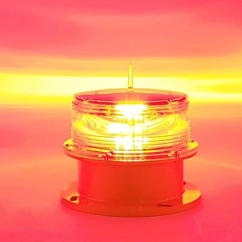中光强a型b型航空障碍灯低光强屋顶信号灯频闪灯具红色白色闪光
