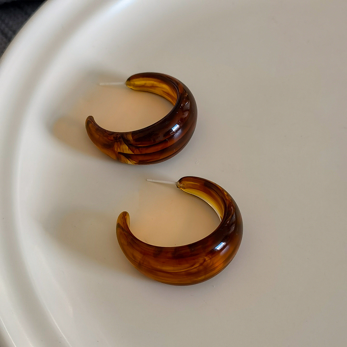 生物瓷耳钉防过敏养耳洞美拉德色系几何C型树脂耳环复古晕染耳饰N,饰品/流行首饰/时尚饰品新,耳环,淘宝优惠券,粉丝福利购,淘宝优惠卷