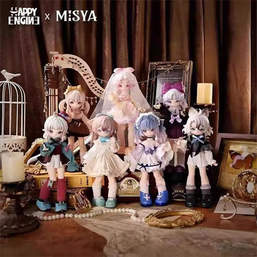 正版MISYA米希娅怪诞陈列博物馆BJD8分可动盲盒手办人偶娃娃公仔