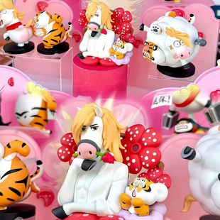 正品玩乐主义我不是胖虎盲盒马马富富系列可爱公仔动漫周边送礼