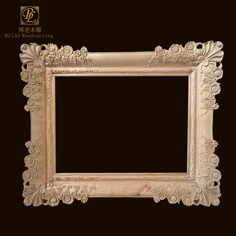 纯手工实木画框雕刻相框欧式框架高端花型框风水镜框博物馆艺术框在类目 家居饰品, 相框/画框中 - 来自Buy2taobao.com提供专业的淘宝代购服务
