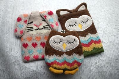 民族风英国卡通小动物猫咪零钱包