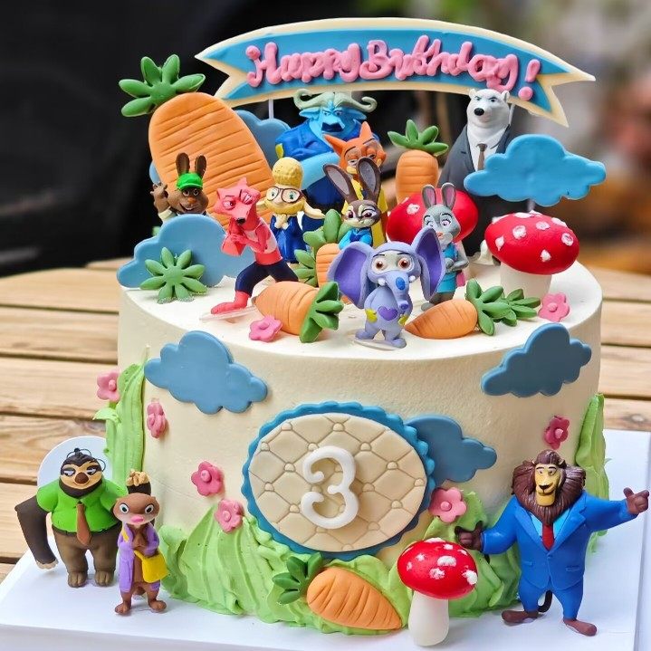 疯狂动物城主题生日蛋糕装饰摆件兔子警官朱迪男孩女孩儿童椰树,节庆用品/礼品,蛋糕/烘焙装饰用品,淘宝优惠券,粉丝福利购,淘宝优惠卷