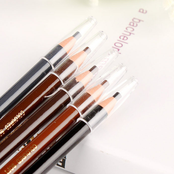 拉线眉笔撕拉防水1818防汗不晕染不脱色黑色浅深咖色灰色拉丝持久