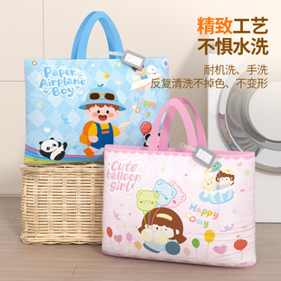 幼儿园被子收纳袋儿童卡通防水防潮可水洗棉被袋手提式卡通图案