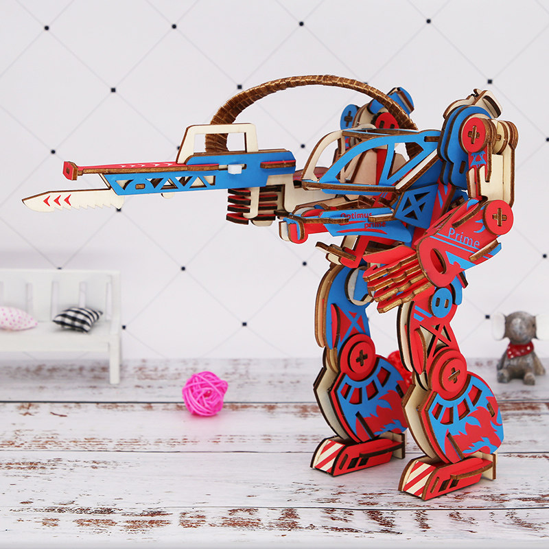 迪尔乐斯机械战甲阿凡达AMP机械装甲拼装模型机甲战士3d立体拼图