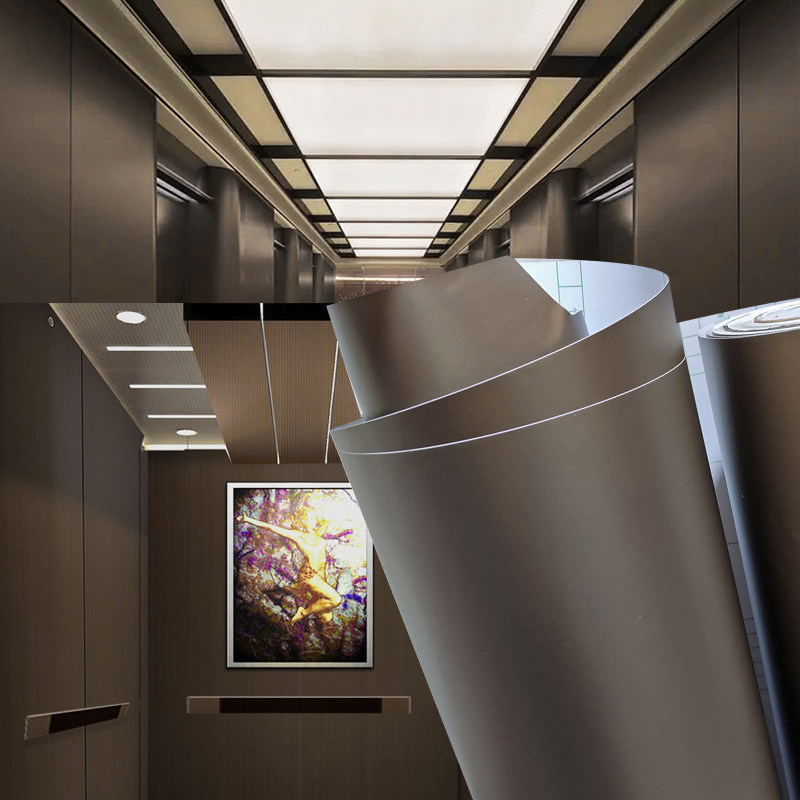 壹湾亚光铜金属质感电梯轿厢翻新自粘贴膜不锈钢家具柜子前台贴纸,家居饰品,软装墙贴,淘宝优惠券,粉丝福利购,淘宝优惠卷