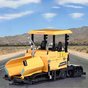 仿真合金铺路机模型摊铺机工程车平地机铺路车土方机械车玩具摆件