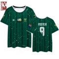 Number 9 Quick-Dry Distressed Away Jersey