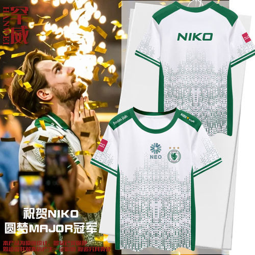 TeamFalcons队服夺冠速干T恤