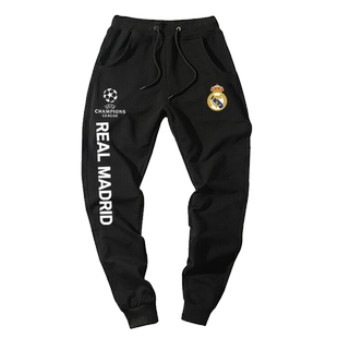皇马曼城阿森纳AC米兰欧冠足球小脚卫裤子男女运动休闲长裤