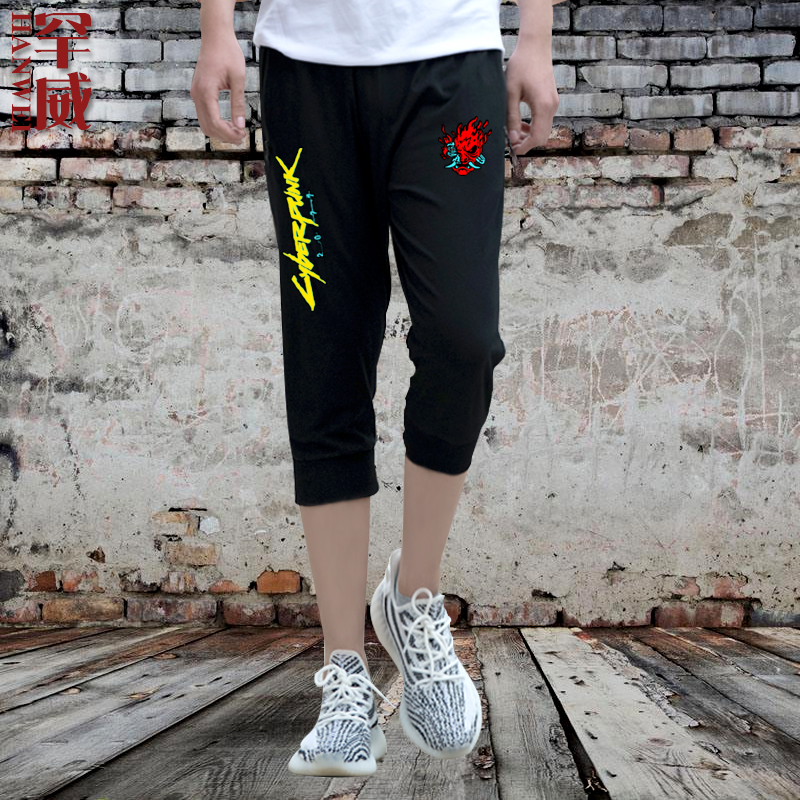 朋克游戏周边学生休闲裤子