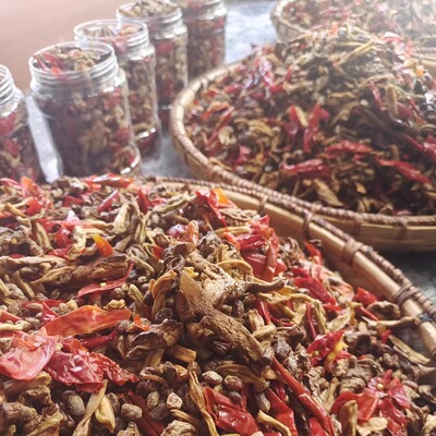 湖南特产新宁手工榨菜干豆角干茄子干刀豆干萝卜豆鼓农家混合榨菜