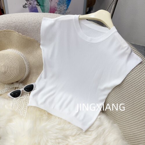 AOSER夏季薄款短袖宽松针织T恤