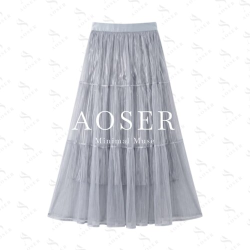 AOSER轻奢百搭显瘦A字半身裙