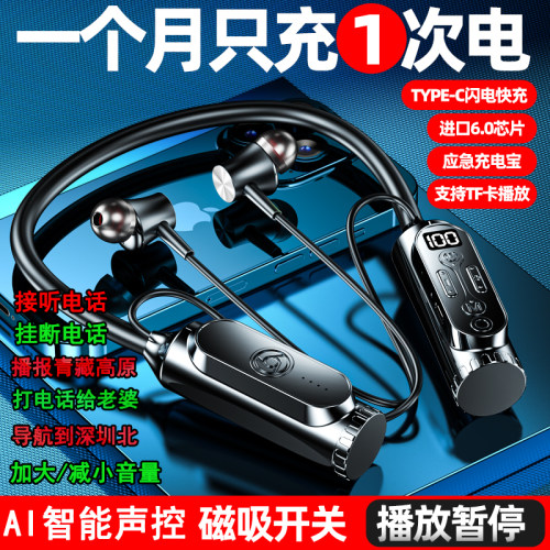 德国柏林之音AI语音蓝牙耳机6.0