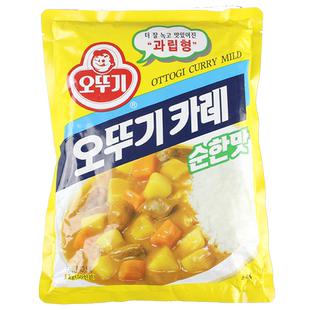 韩国进口调味品奥土基咖喱粉进口不倒翁咖喱饭咖喱鸡调料微辣1kg
