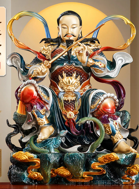 真武大帝神像供奉玄天上帝铜像