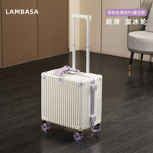 2025新款行李箱18寸可登机小型登机箱免托运铝框旅行箱密码箱男女