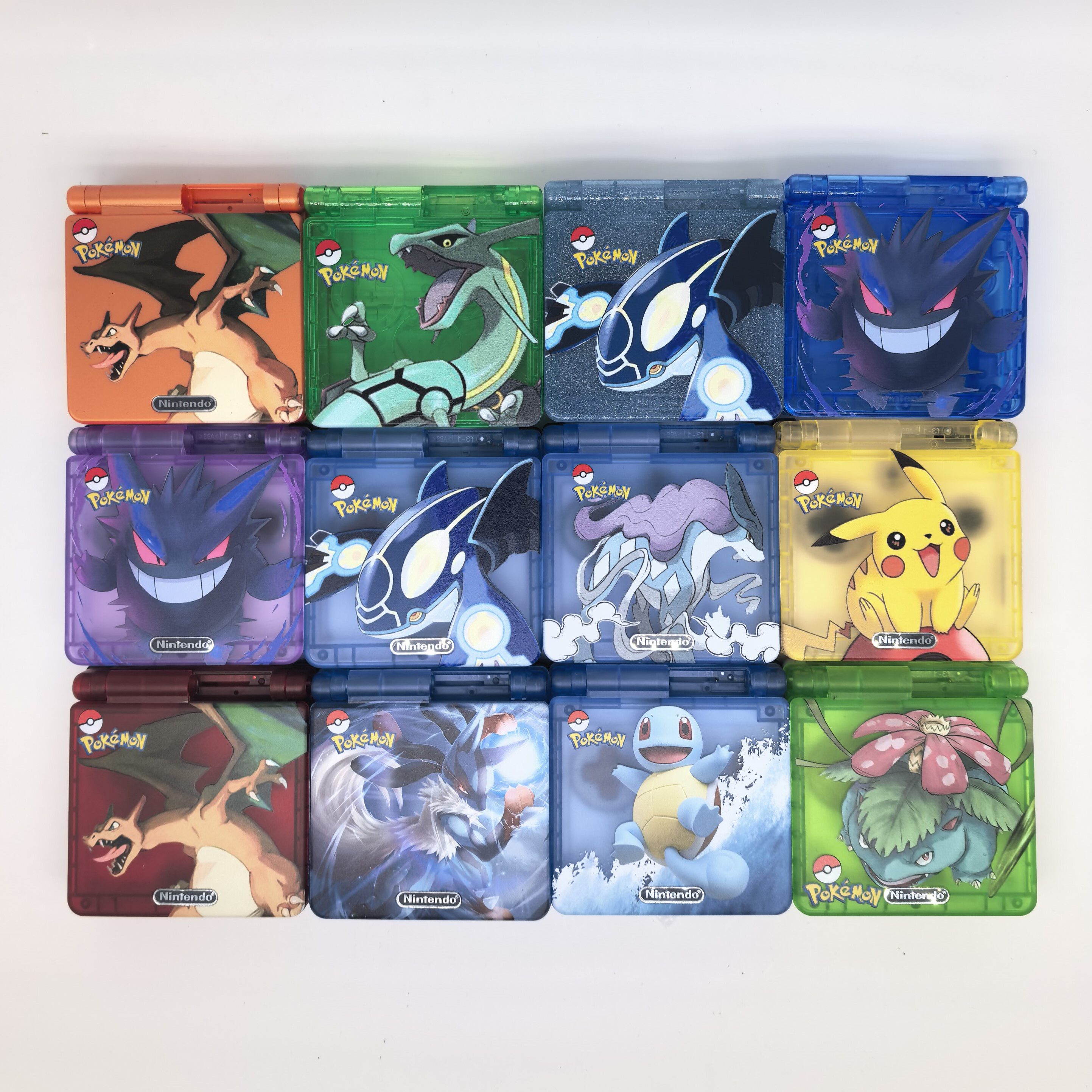 任天堂换壳GAMEBOY系列GBA SP机壳口袋妖怪系列限定版DIY自制