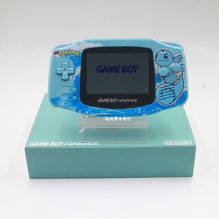 原装 GBA游戏机彩色掌上掌机GBA高亮IPS全贴合杰尼龟限定 GAMEBOY