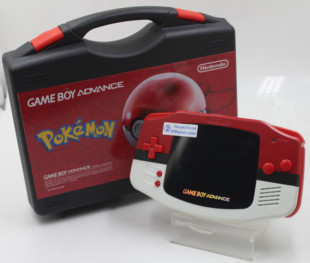 包邮 GBA游戏机彩色掌上掌机IPS高亮精灵球 GAMEBOY 任天堂原装