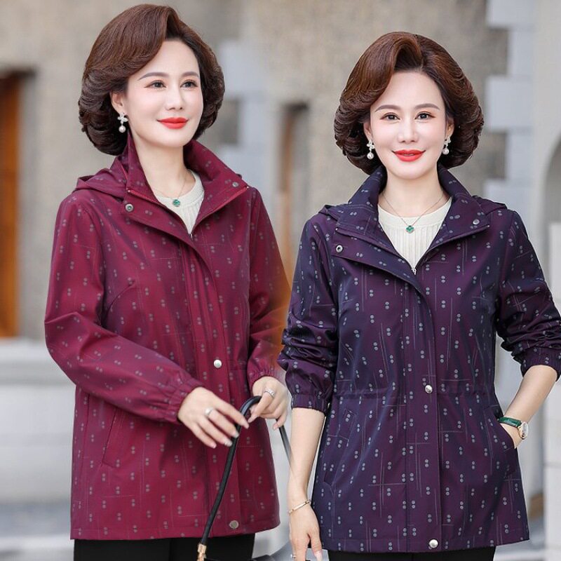 胖妈妈大码女装春秋外套洋气时尚