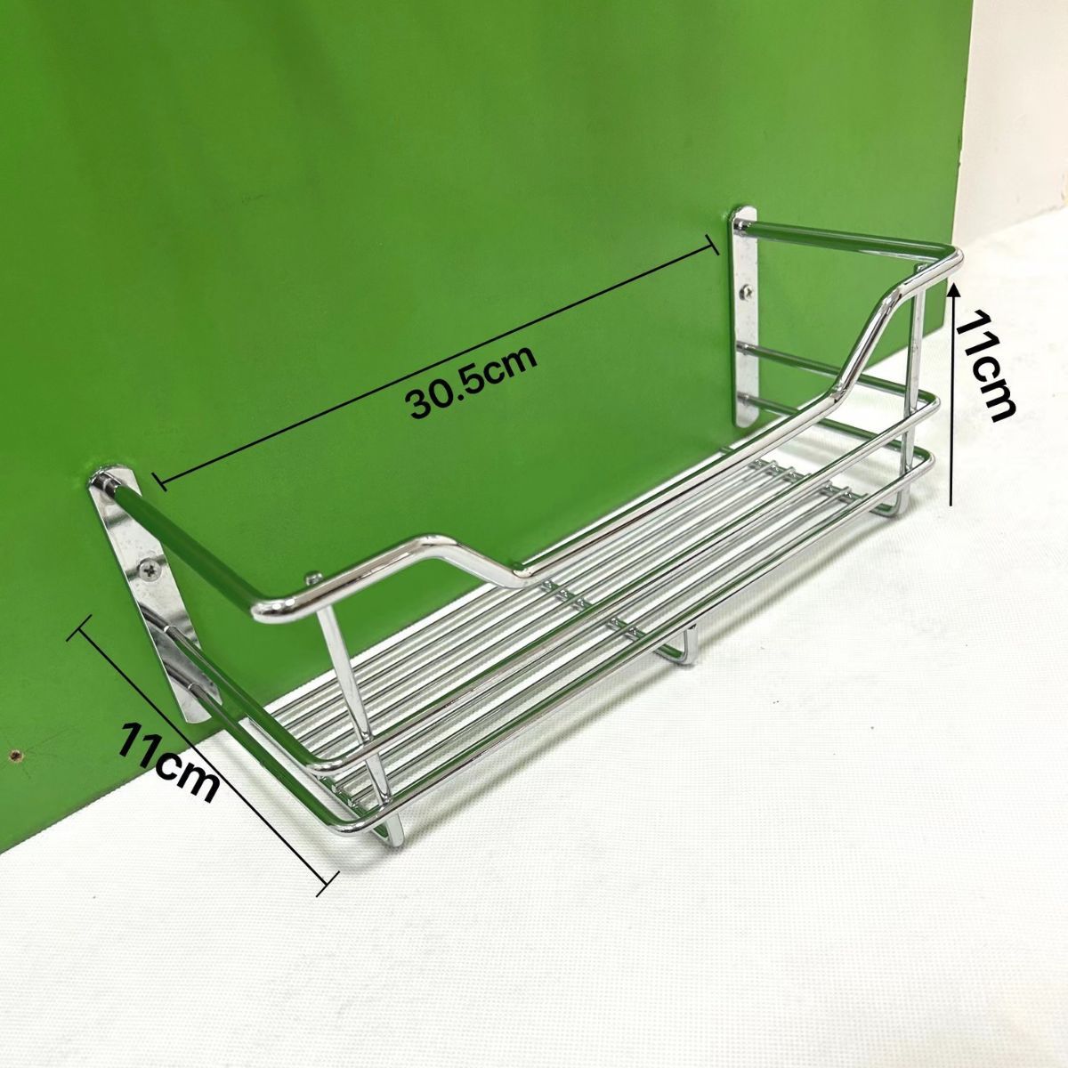 厨房置物架螺丝款酱油收纳架单层调料品壁挂式储物家用橱柜