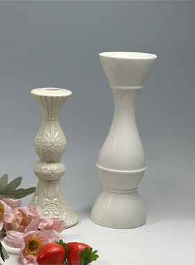 陶瓷烛台餐桌花瓶装饰品摆件