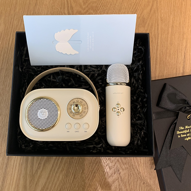 蓝牙音箱麦克风生日礼物刻字LOGO