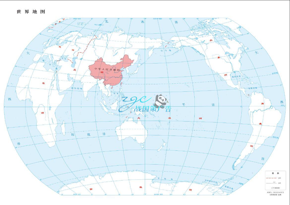 2020新版世界地图矢量河流水系卫星旅游地形政区高清电子版定制