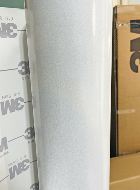 正品美国3M610反光膜银白色零切分割刻字刻绘UV喷绘写真加工巡边