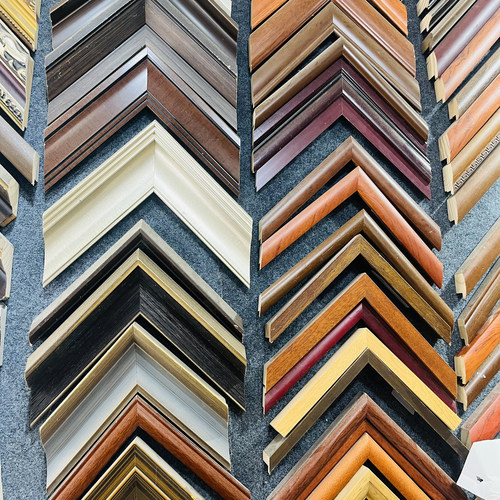 定制国画宣纸艺术画框相框实木油画棉麻化纤无边绷框加工微喷裱